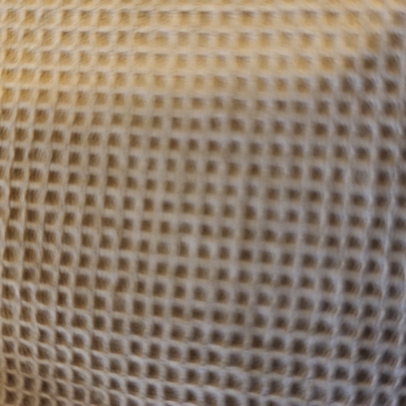 Color Me Cotton Women's Button Front Short Sleeve Honeycomb Pattern Top Size M - Picture 7 of 7